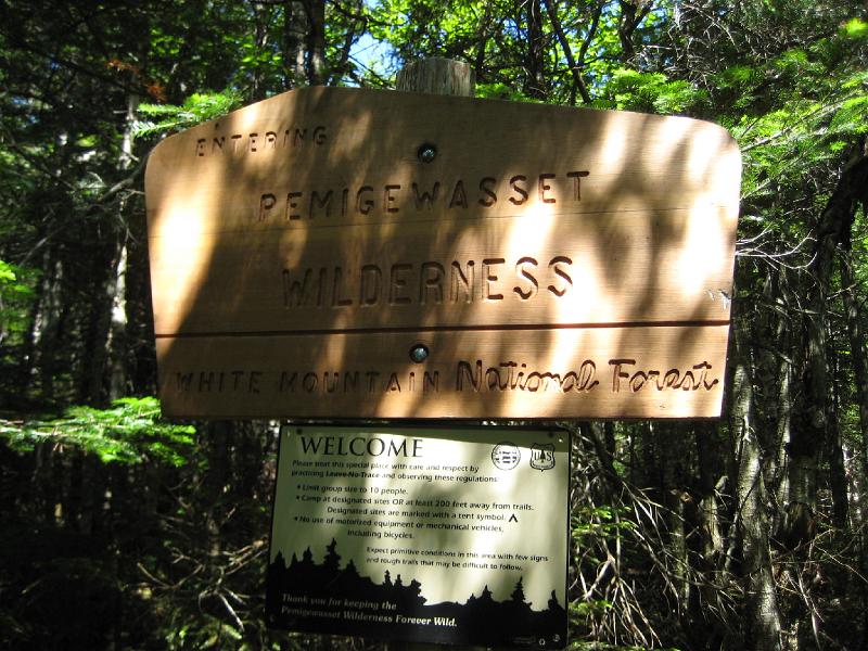 PemiTraverse (6).JPG - Somewhere in the notch we entered the Pemigewasset Wilderness.